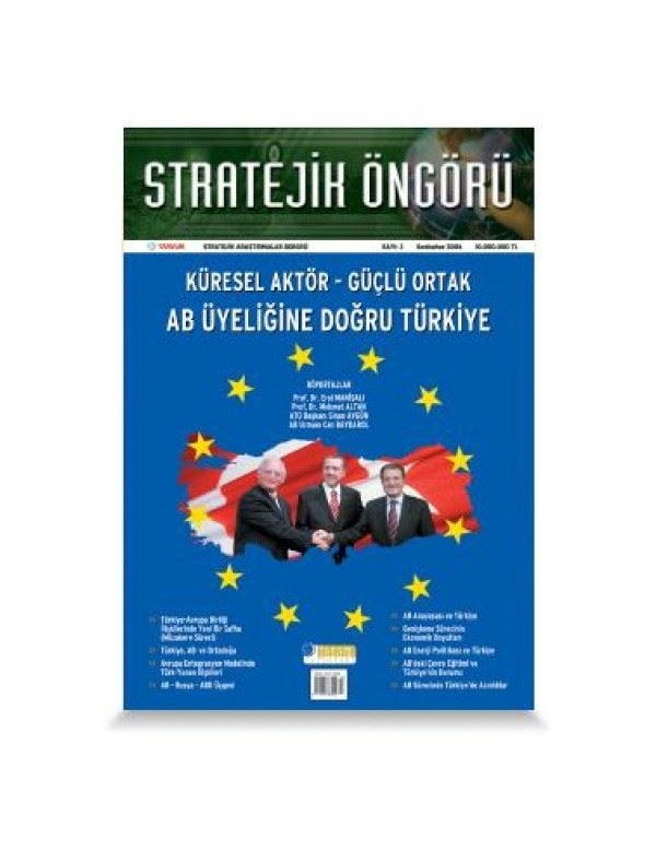 Stratejik Öngörü Dergisi Sayı - 3